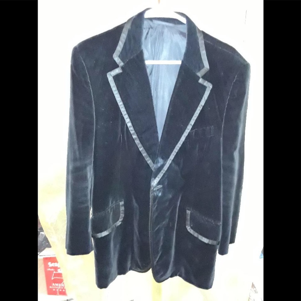 Mens Smoking Jacket ,Velvet